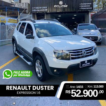 RENAULT DUSTER 1.6 EXPRESSION 4X2 16V FLEX 4P MANUAL RENAULT DUSTER 1.6 EXPRESSION 4X2 16V FLEX 4P MANUAL